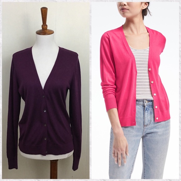 Banana Republic Sweaters - Banana Republic Silk Cashmere V-Neck Cardigan